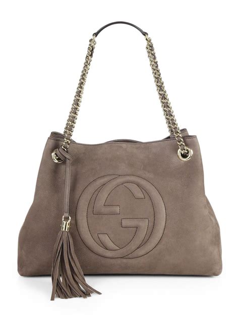 gucci modern suede bag|cheap Gucci shoulder bags.